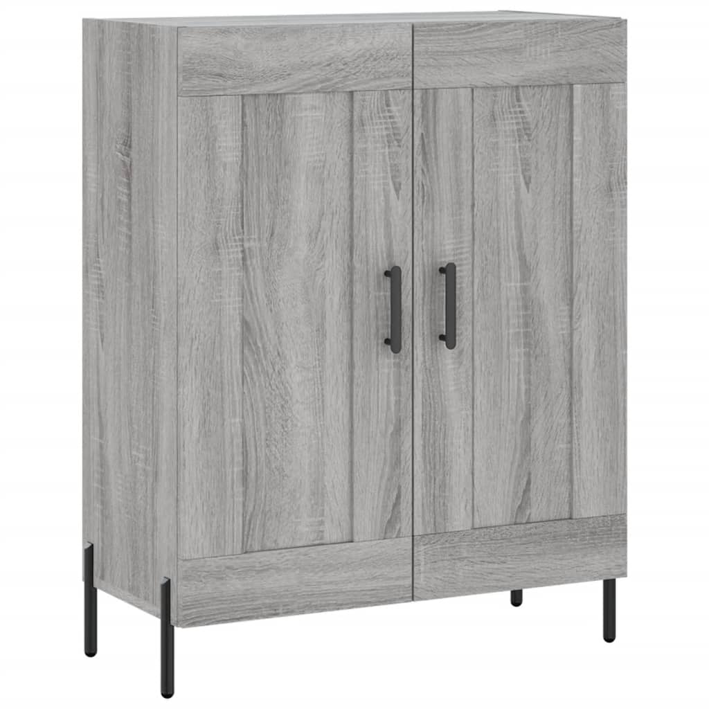 vidaXL Sideboard Grey Sonoma 69,5x34x90 cm Engineered Wood