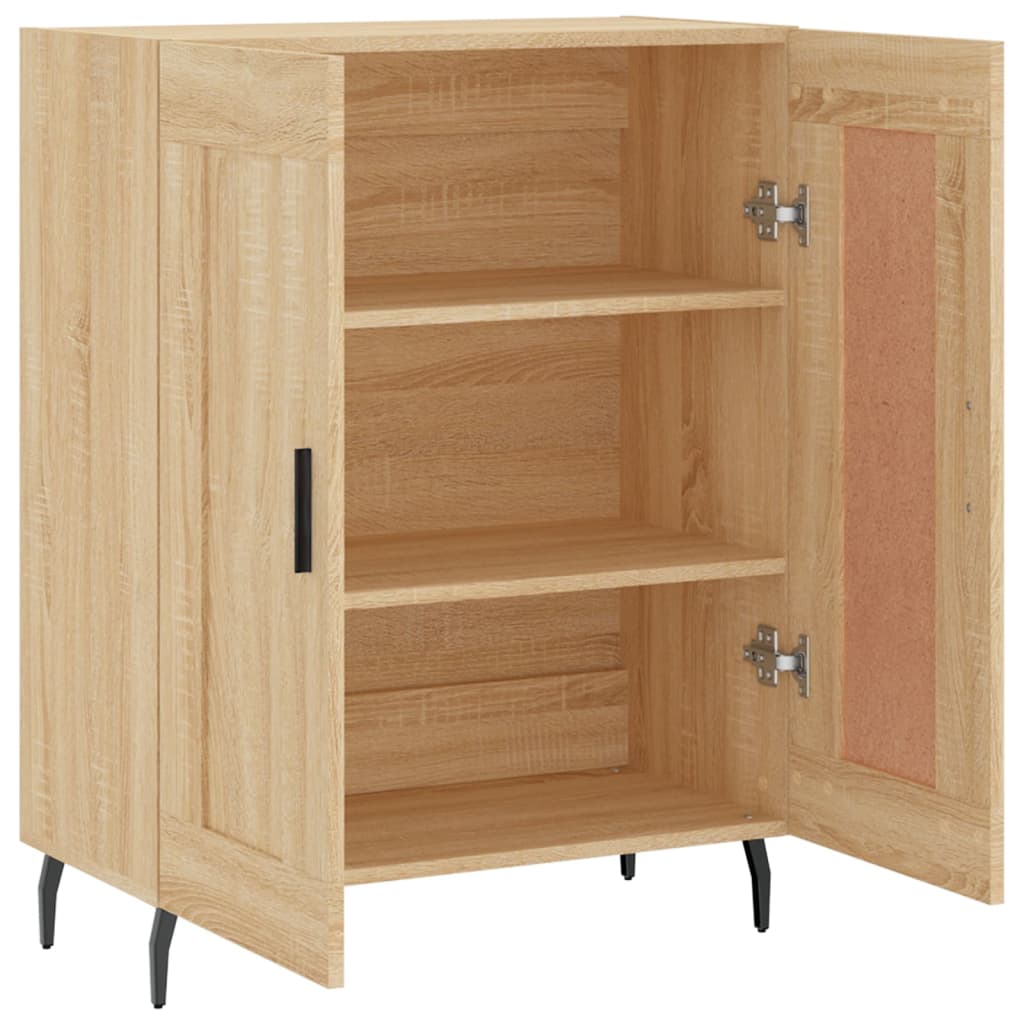 vidaXL Sideboard Sonoma Oak 69,5x34x90 cm Engineered Wood