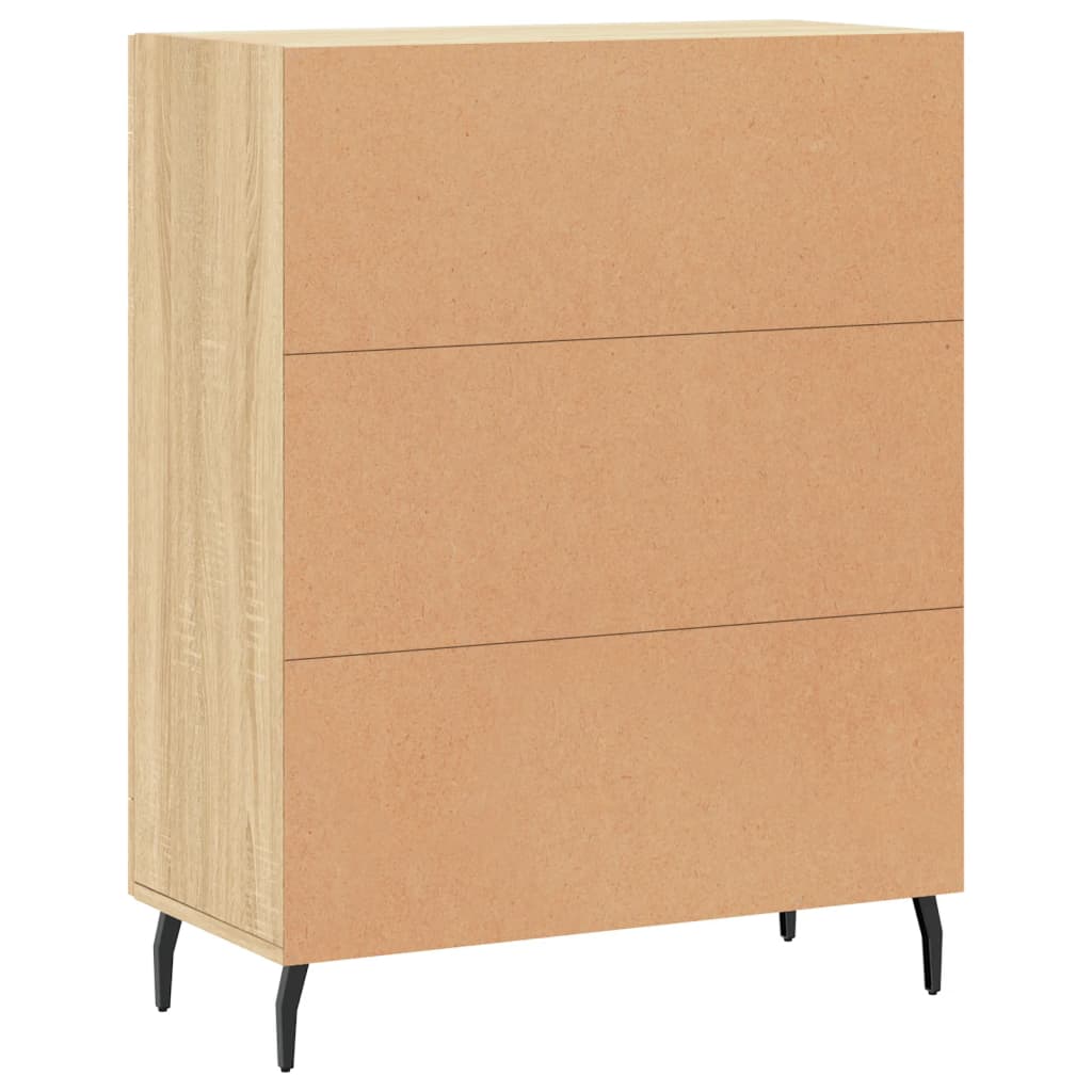 vidaXL Sideboard Sonoma Oak 69,5x34x90 cm Engineered Wood