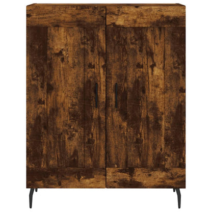 vidaXL Sideboard Smoked Oak 69.5x34x90 cm Engineered Wood