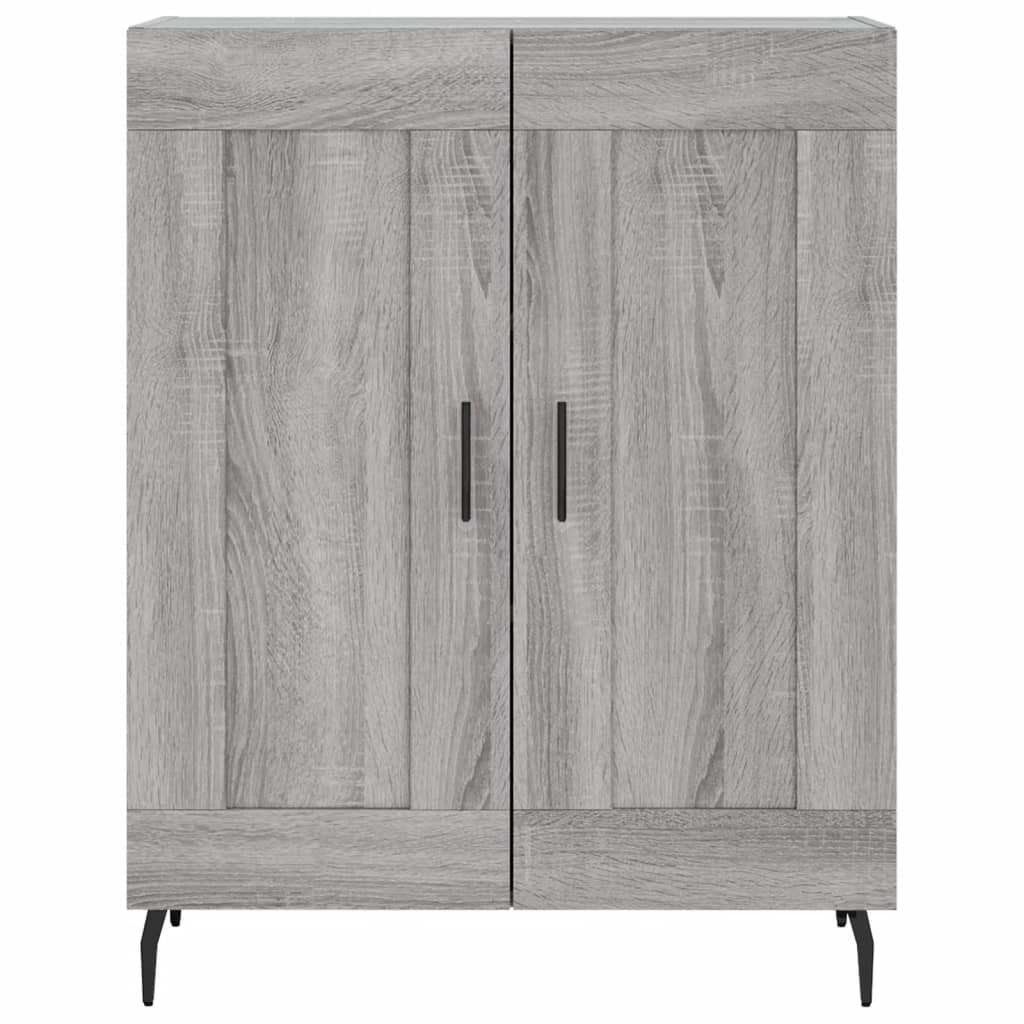 vidaXL Sideboard Grey Sonoma 69,5x34x90 cm Engineered Wood