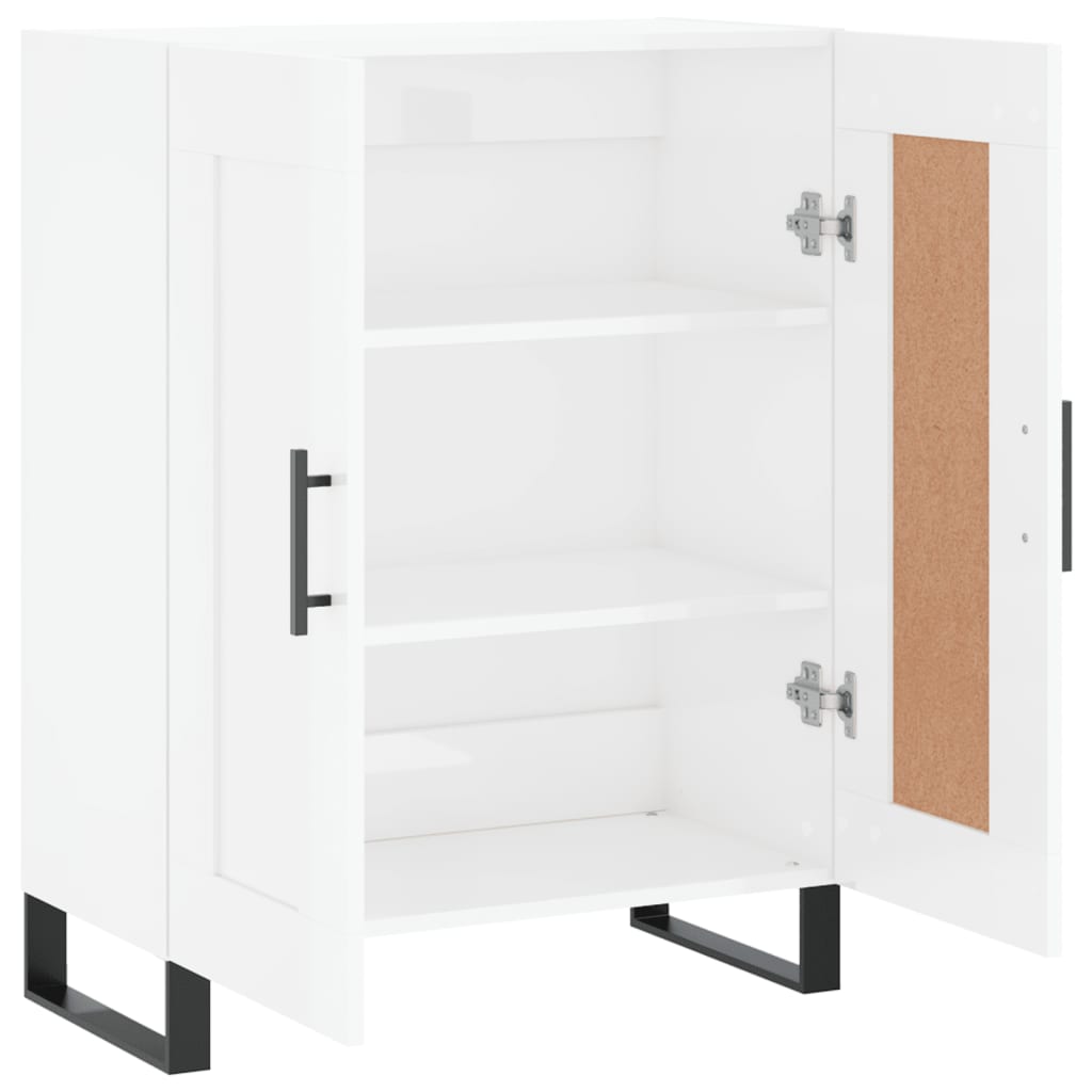 vidaXL Sideboard High Gloss White 69,5x34x90 cm Engineered Wood