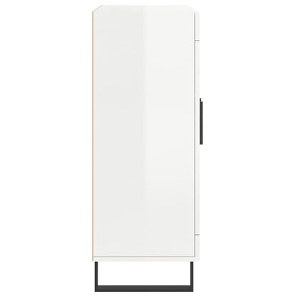 vidaXL Sideboard High Gloss White 69,5x34x90 cm Engineered Wood