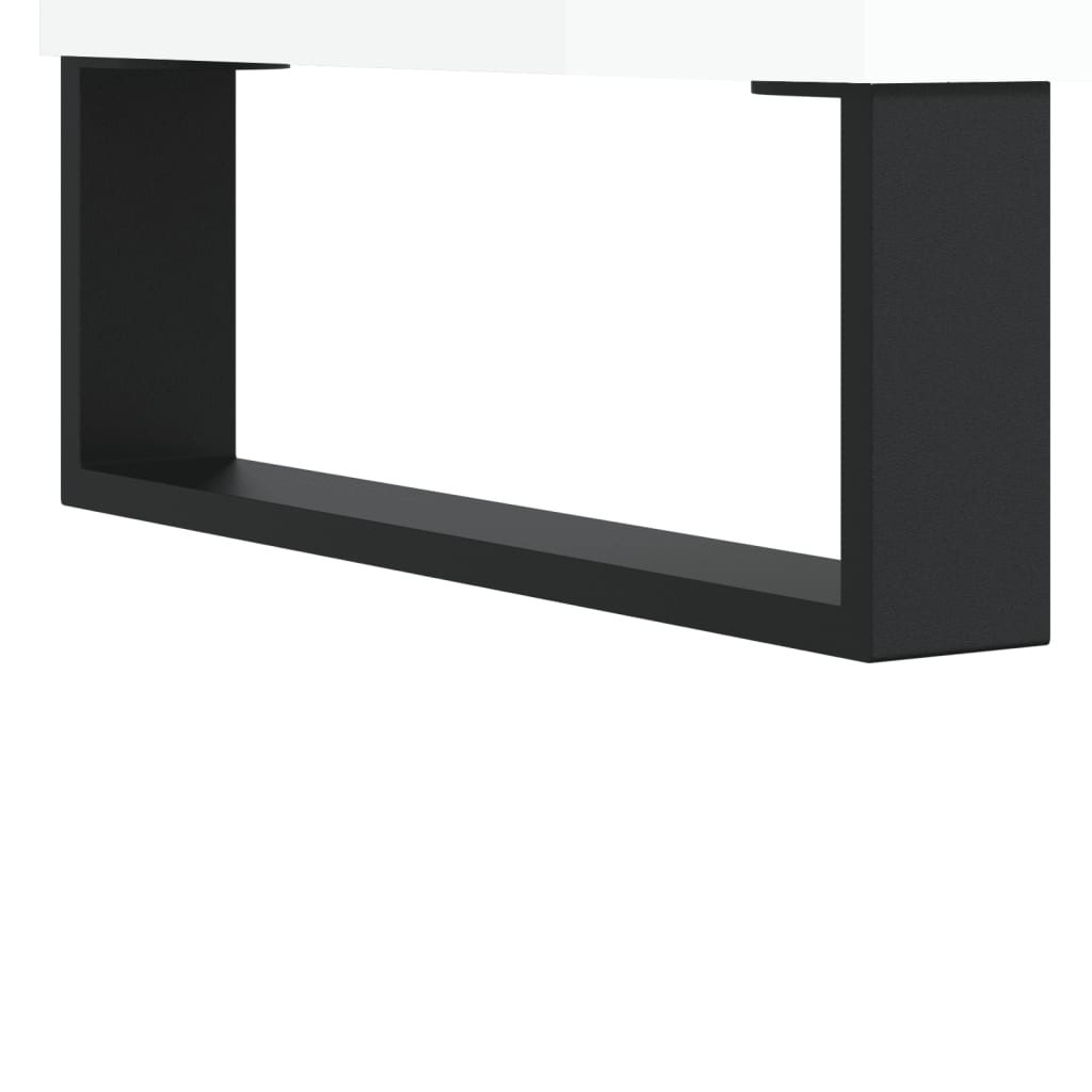 vidaXL Sideboard High Gloss White 69,5x34x90 cm Engineered Wood