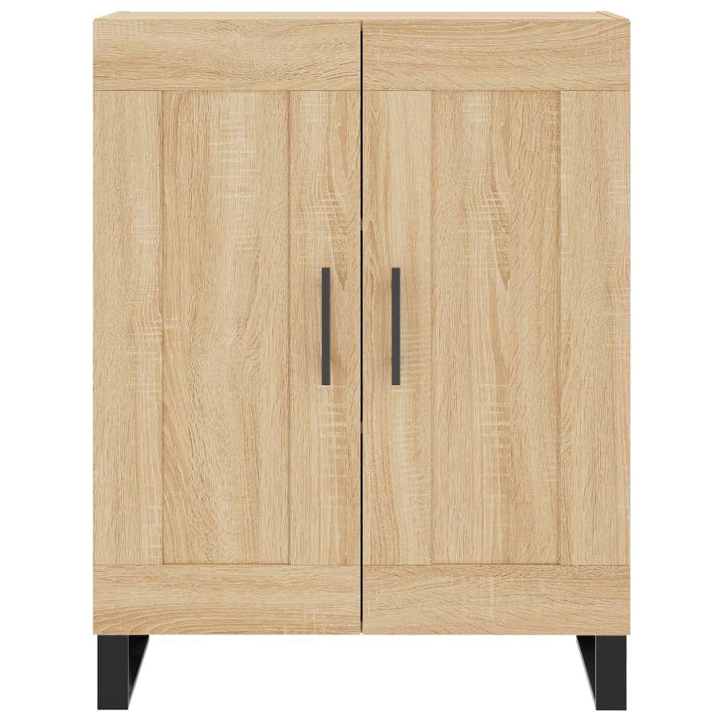 vidaXL Sideboard Sonoma Oak 69.5x34x90 cm Engineered Wood