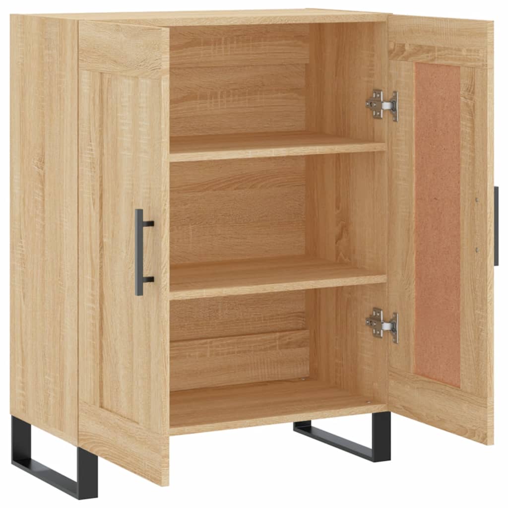 vidaXL Sideboard Sonoma Oak 69.5x34x90 cm Engineered Wood