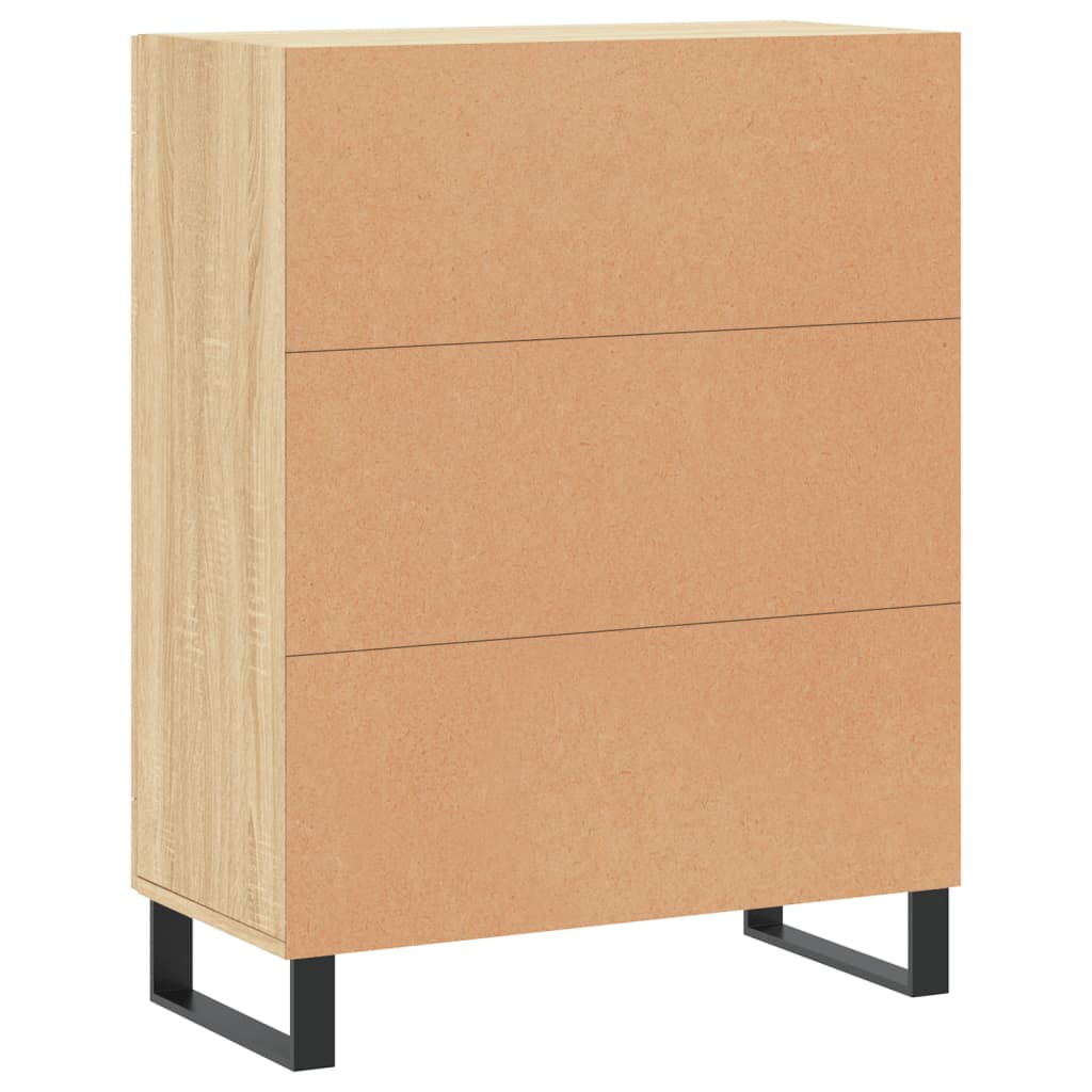 vidaXL Sideboard Sonoma Oak 69.5x34x90 cm Engineered Wood