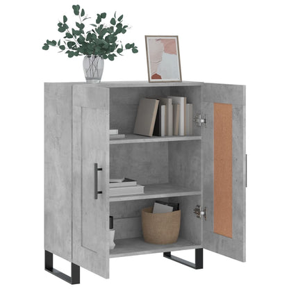 vidaXL Sideboard Concrete Grey 69.5x34x90 cm Engineered Wood