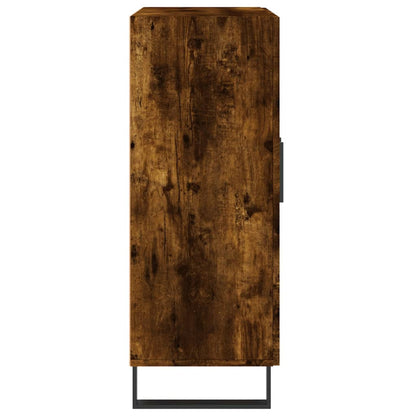 vidaXL Sideboard Smoked Oak 69,5x34x90 cm Engineered Wood
