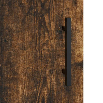 vidaXL Sideboard Smoked Oak 69,5x34x90 cm Engineered Wood