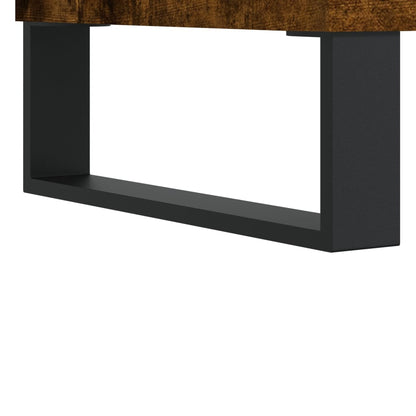 vidaXL Sideboard Smoked Oak 69,5x34x90 cm Engineered Wood