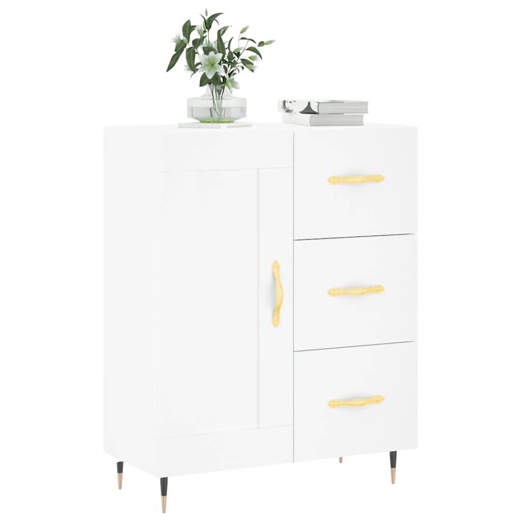vidaXL Sideboard White 69.5x34x90 cm Engineered Wood