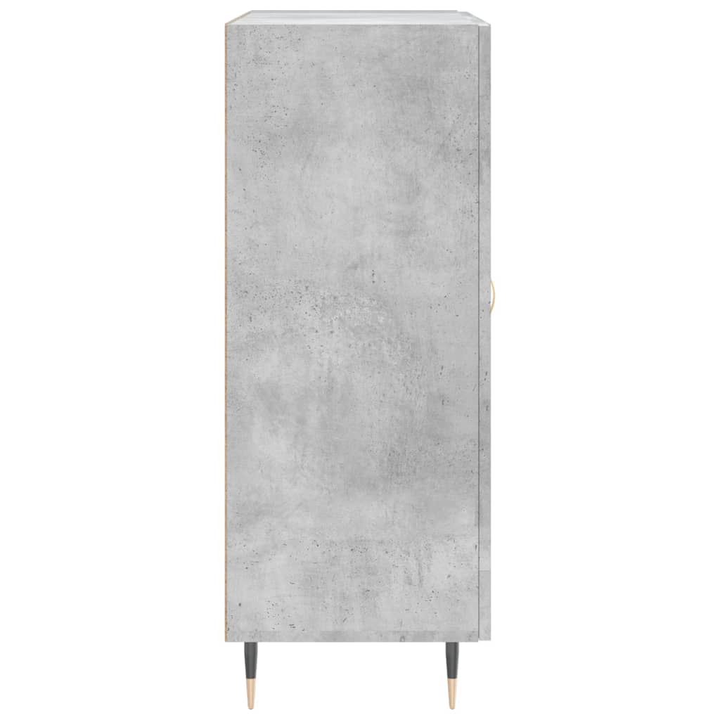 vidaXL Sideboard Concrete Grey 69.5x34x90 cm Engineered Wood
