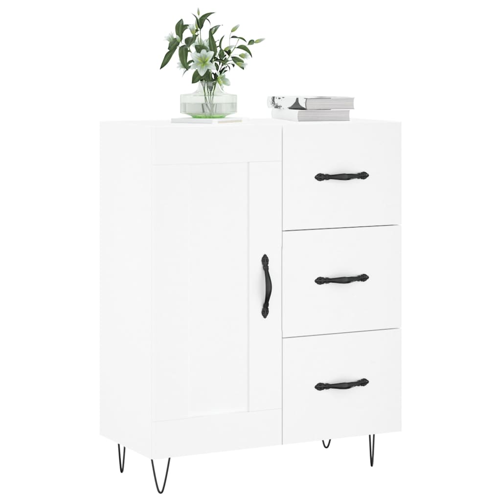 vidaXL Sideboard White 69.5x34x90 cm Engineered Wood