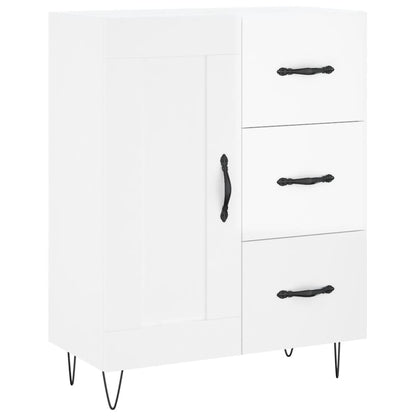 vidaXL Sideboard High Gloss White 69.5x34x90 cm Engineered Wood