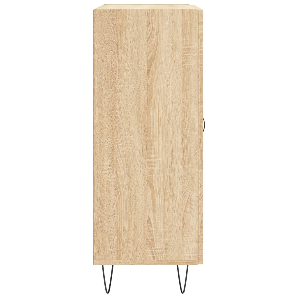 vidaXL Sideboard Sonoma Oak 69.5x34x90 cm Engineered Wood