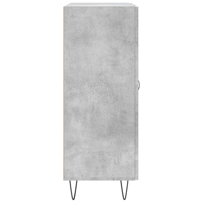 vidaXL Sideboard Concrete Grey 69.5x34x90 cm Engineered Wood