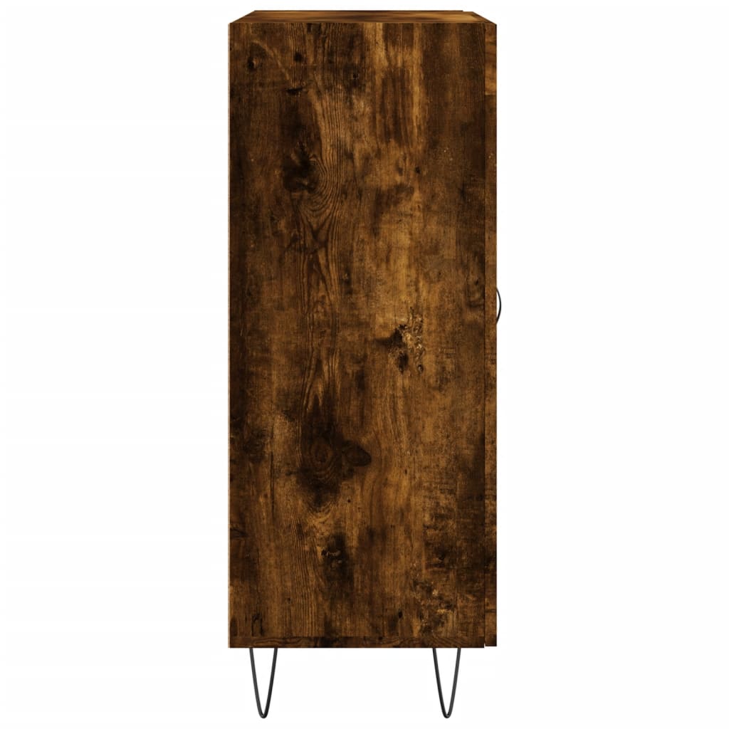 vidaXL Sideboard Smoked Oak 69,5x34x90 cm Engineered Wood