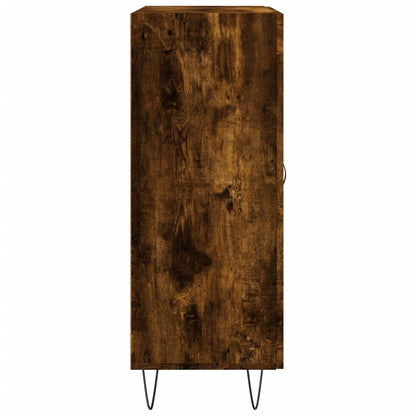 vidaXL Sideboard Smoked Oak 69,5x34x90 cm Engineered Wood