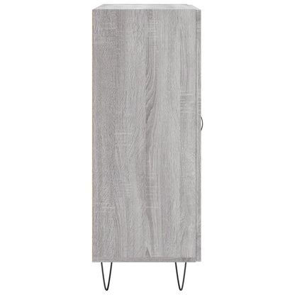 vidaXL Sideboard Grey Sonoma 69.5x34x90 cm Engineered Wood