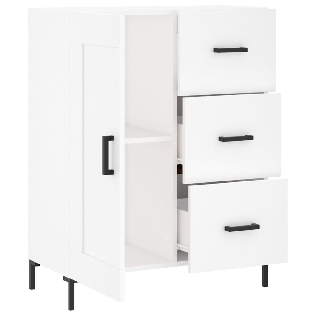 vidaXL Sideboard White 69.5x34x90 cm Engineered Wood