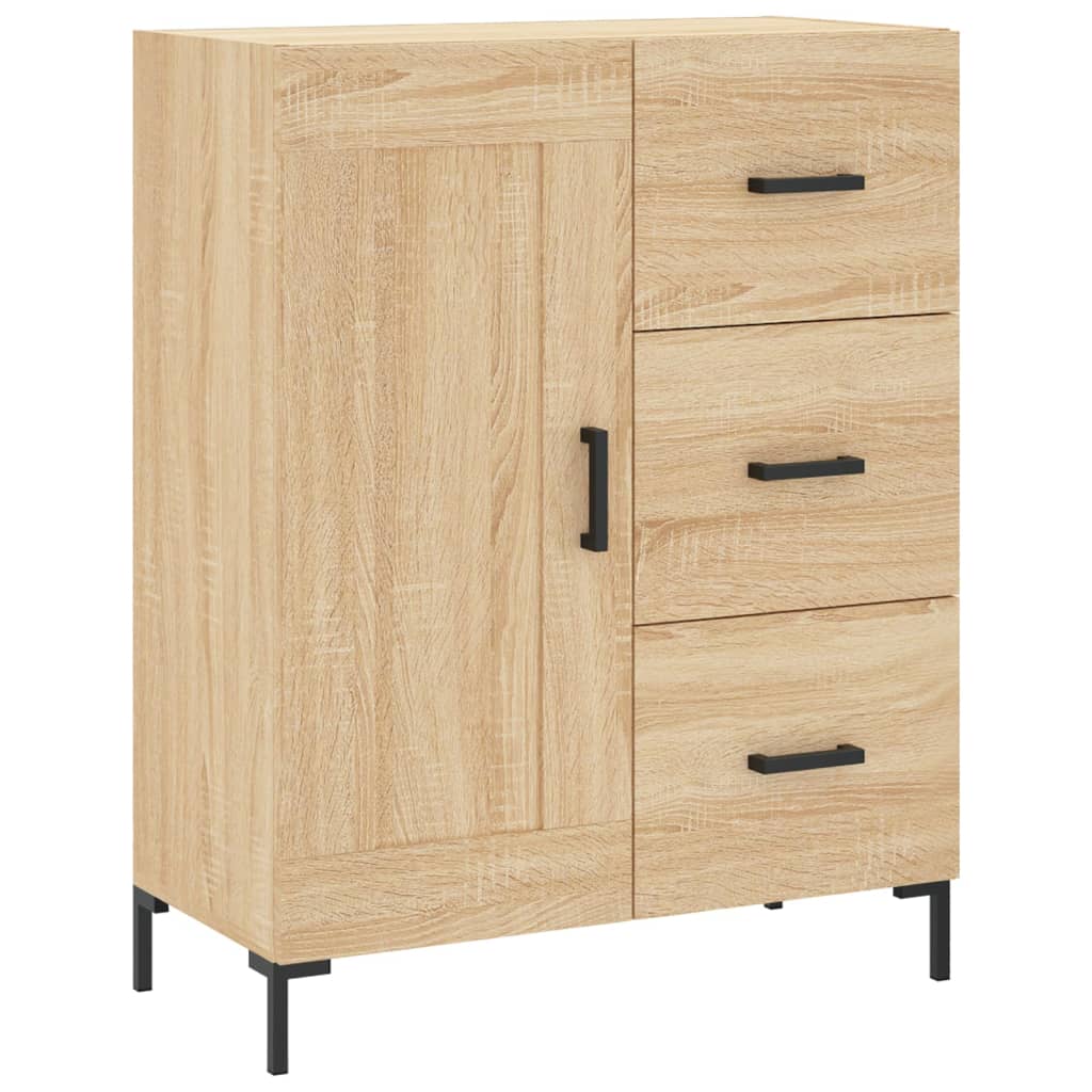 vidaXL Sideboard Sonoma Oak 69,5x34x90 cm Engineered Wood