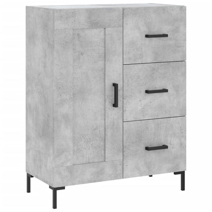 vidaXL Sideboard Concrete Grey 69,5x34x90 cm Engineered Wood