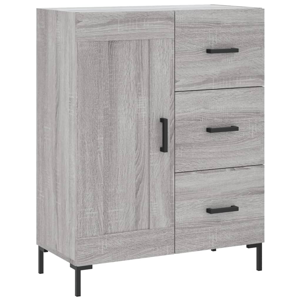 vidaXL Sideboard Grey Sonoma 69,5x34x90 cm Engineered Wood