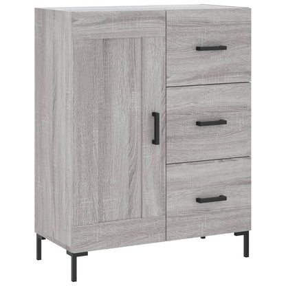 vidaXL Sideboard Grey Sonoma 69,5x34x90 cm Engineered Wood