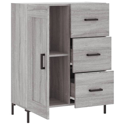 vidaXL Sideboard Grey Sonoma 69.5x34x90 cm Engineered Wood