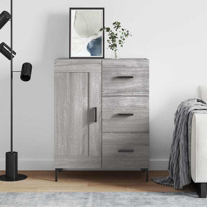 vidaXL Sideboard Grey Sonoma 69,5x34x90 cm Engineered Wood