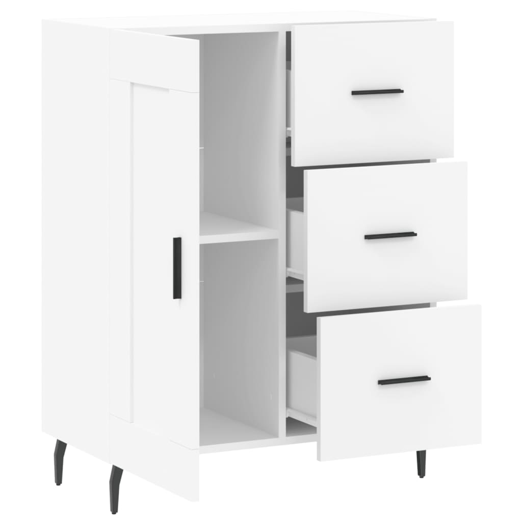 vidaXL Sideboard White 69,5x34x90 cm Engineered Wood
