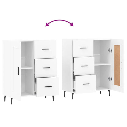vidaXL Sideboard White 69,5x34x90 cm Engineered Wood