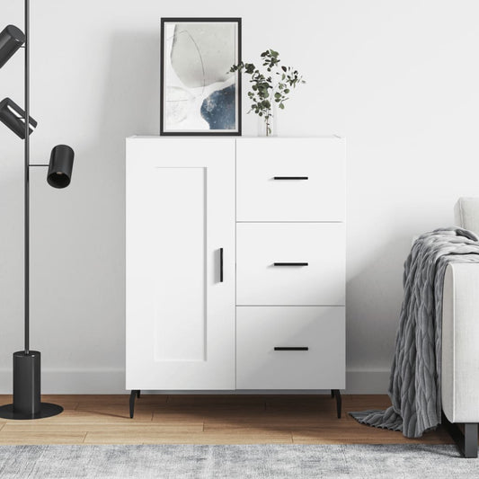 vidaXL Sideboard White 69,5x34x90 cm Engineered Wood