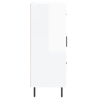 vidaXL Sideboard High Gloss White 69,5x34x90 cm Engineered Wood