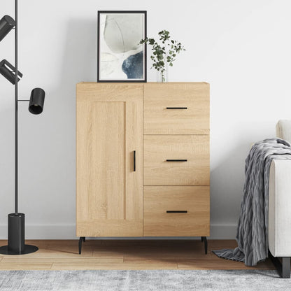 vidaXL Sideboard Sonoma Oak 69,5x34x90 cm Engineered Wood