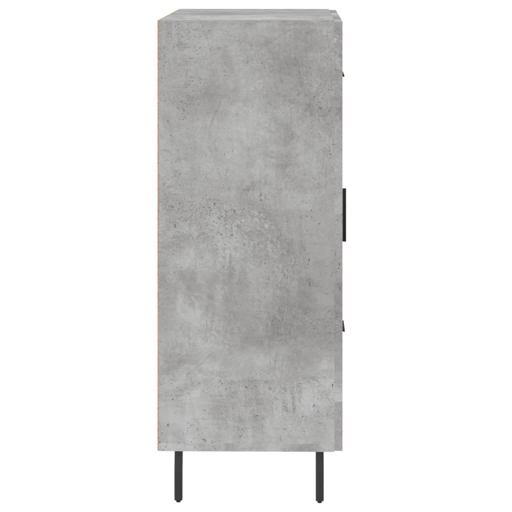 vidaXL Sideboard Concrete Grey 69,5x34x90 cm Engineered Wood