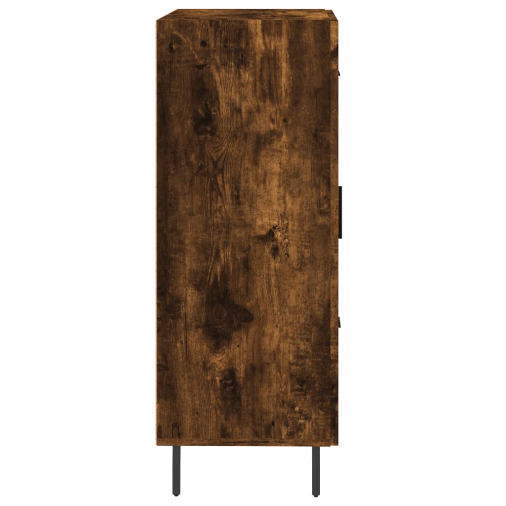 vidaXL Sideboard Smoked Oak 69.5x34x90 cm Engineered Wood