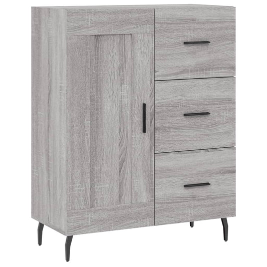 vidaXL Sideboard Grey Sonoma 69,5x34x90 cm Engineered Wood