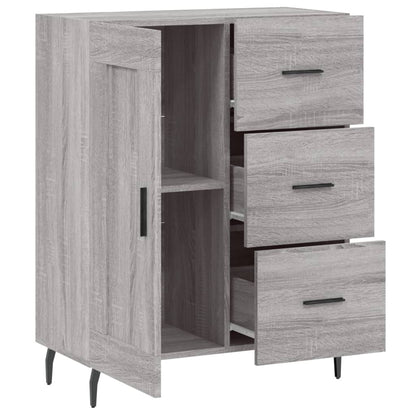 vidaXL Sideboard Grey Sonoma 69,5x34x90 cm Engineered Wood