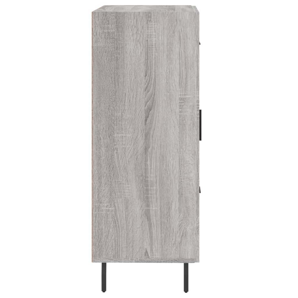 vidaXL Sideboard Grey Sonoma 69,5x34x90 cm Engineered Wood