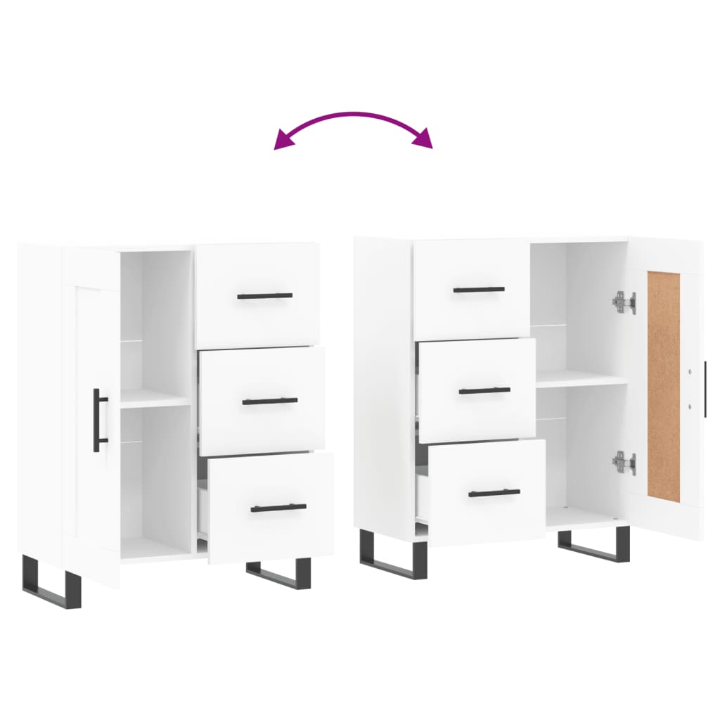 vidaXL Sideboard White 69.5x34x90 cm Engineered Wood