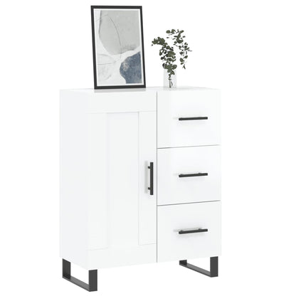 vidaXL Sideboard High Gloss White 69,5x34x90 cm Engineered Wood