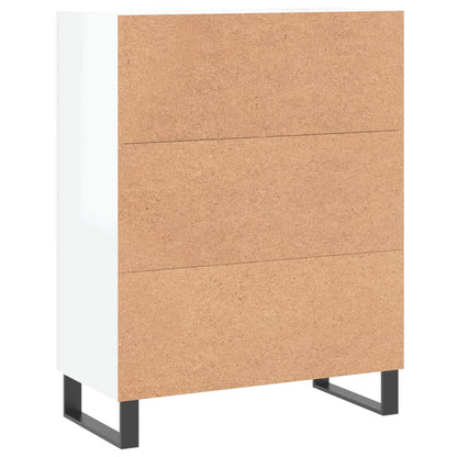 vidaXL Sideboard High Gloss White 69,5x34x90 cm Engineered Wood