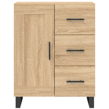 vidaXL Sideboard Sonoma Oak 69.5x34x90 cm Engineered Wood