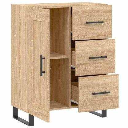 vidaXL Sideboard Sonoma Oak 69,5x34x90 cm Engineered Wood