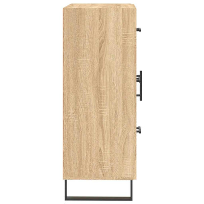 vidaXL Sideboard Sonoma Oak 69.5x34x90 cm Engineered Wood