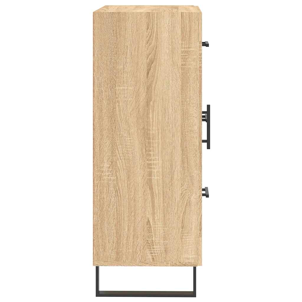 vidaXL Sideboard Sonoma Oak 69.5x34x90 cm Engineered Wood
