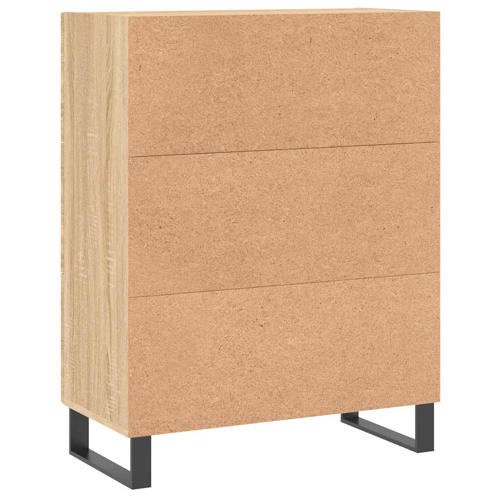 vidaXL Sideboard Sonoma Oak 69.5x34x90 cm Engineered Wood