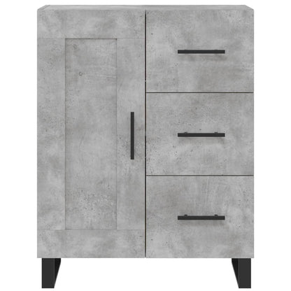 vidaXL Sideboard Concrete Grey 69.5x34x90 cm Engineered Wood